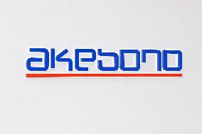 Akebono Brake Industry signage and logo